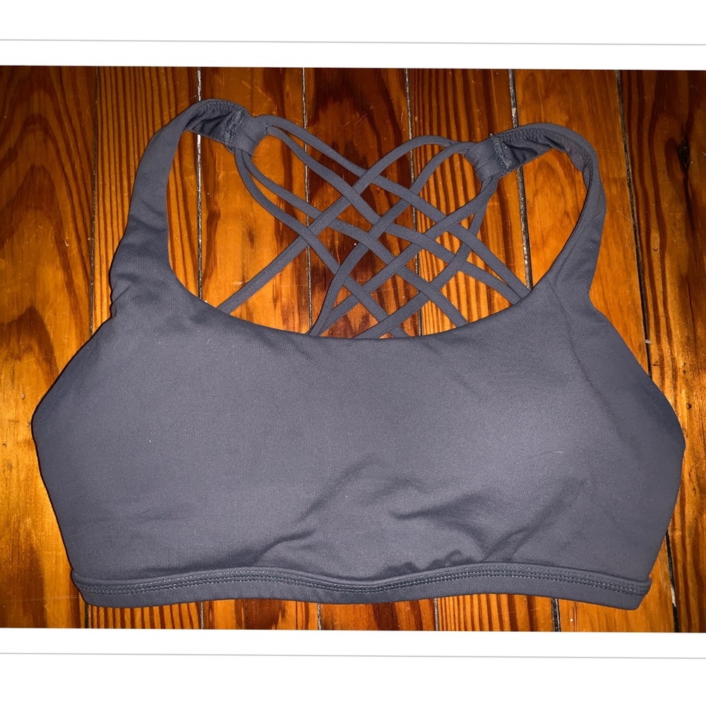 Zelle grey Sports bra